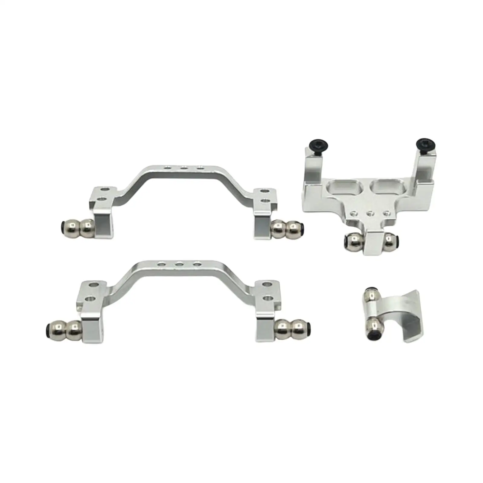 4Pcs 1:16 Servo Mount,Modified Steering Gear Holder,Metal,Modification,Replacement,Steering Gear Holder for C64,Professionals