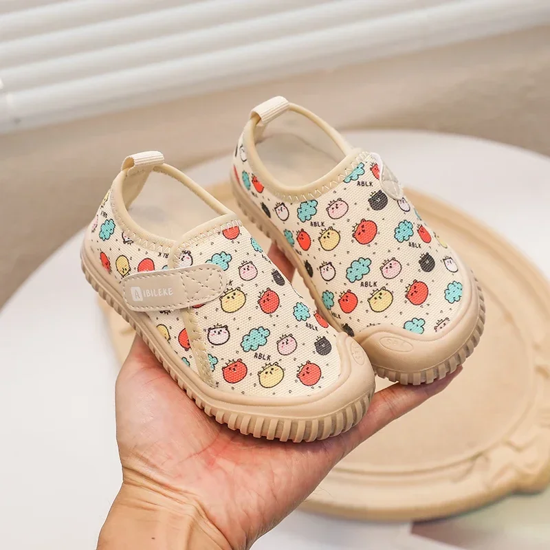 Zapatillas antideslizantes de suela blanda para niño pequeño - imagen 4