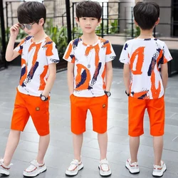 Conjunto veraniego de algodón para niño: camisa y pantalón corto
