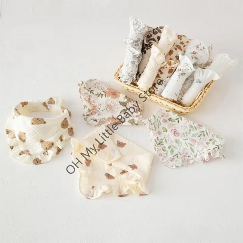 Cubierta cuello para bebés M76C baberos fáciles limpiar para bebés baberos