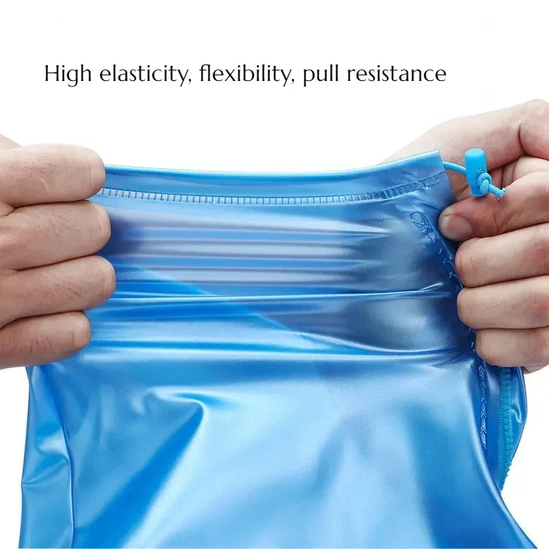 Cubierta de silicona impermeable para zapatos, protectores de zapatos Unisex, Botas de lluvia para interiores y exteriores, cubierta antideslizante de calidad reutilizable lluviosa - imagen 4