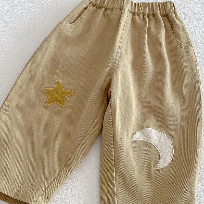 Pantalones vaqueros de verano para niño – MILANCEL Sweet Star Moon - imagen 5