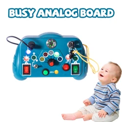 Tablero sensorial LED portátil para niños – Juguete educativo