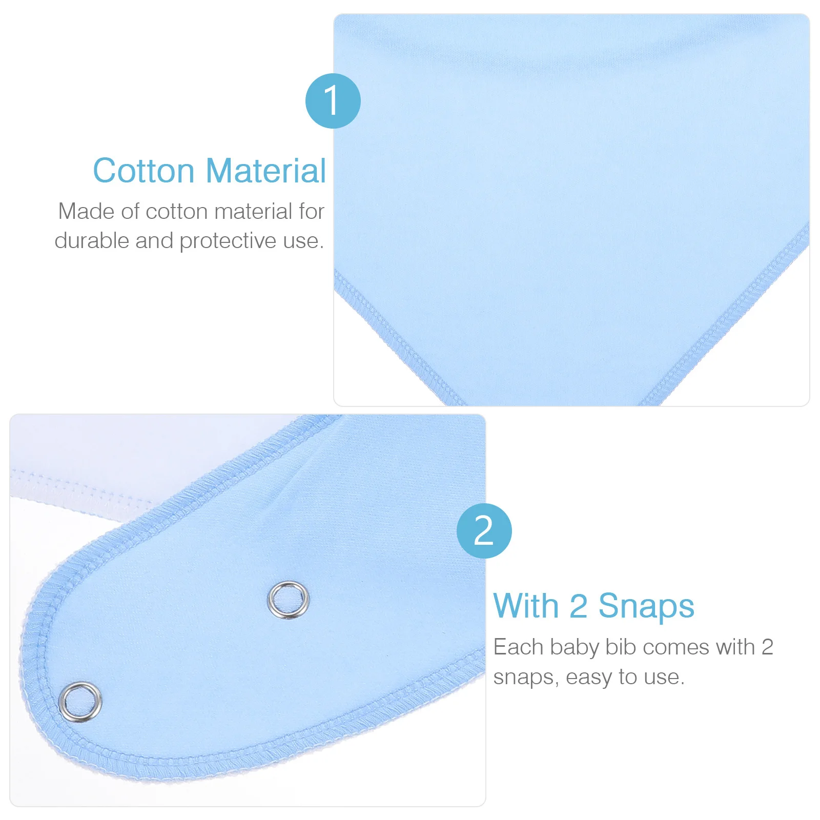 Baberos Bandana para bebé, Baberos absorbentes triangulares para baba, suaves para recién nacidos, regalo para Baby Shower, toalla para Saliva, 6 uds.