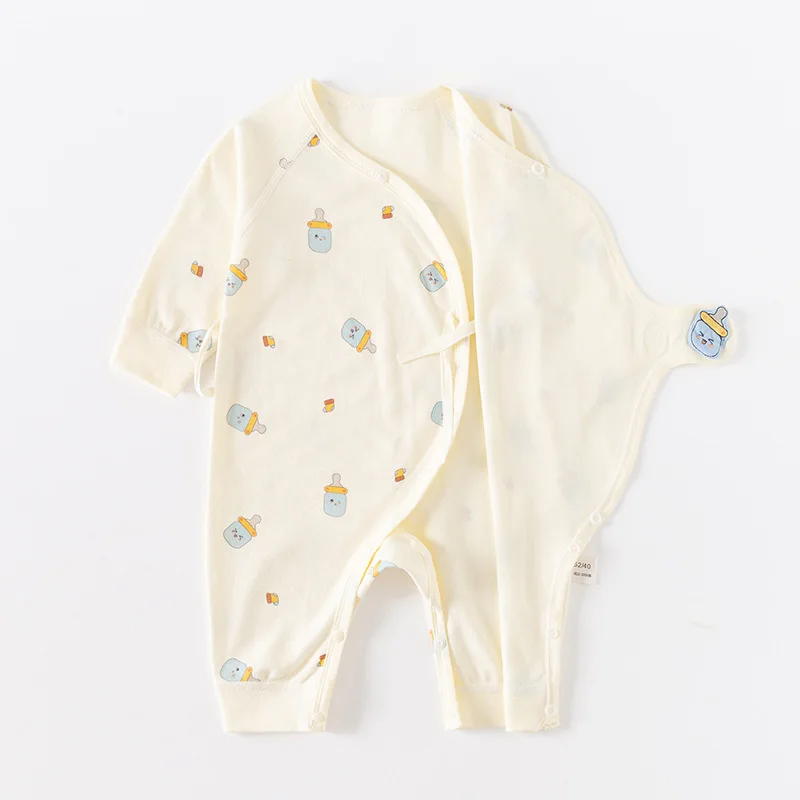 Pelele de algodón para recién nacido – Mono estampado unisex - imagen 4