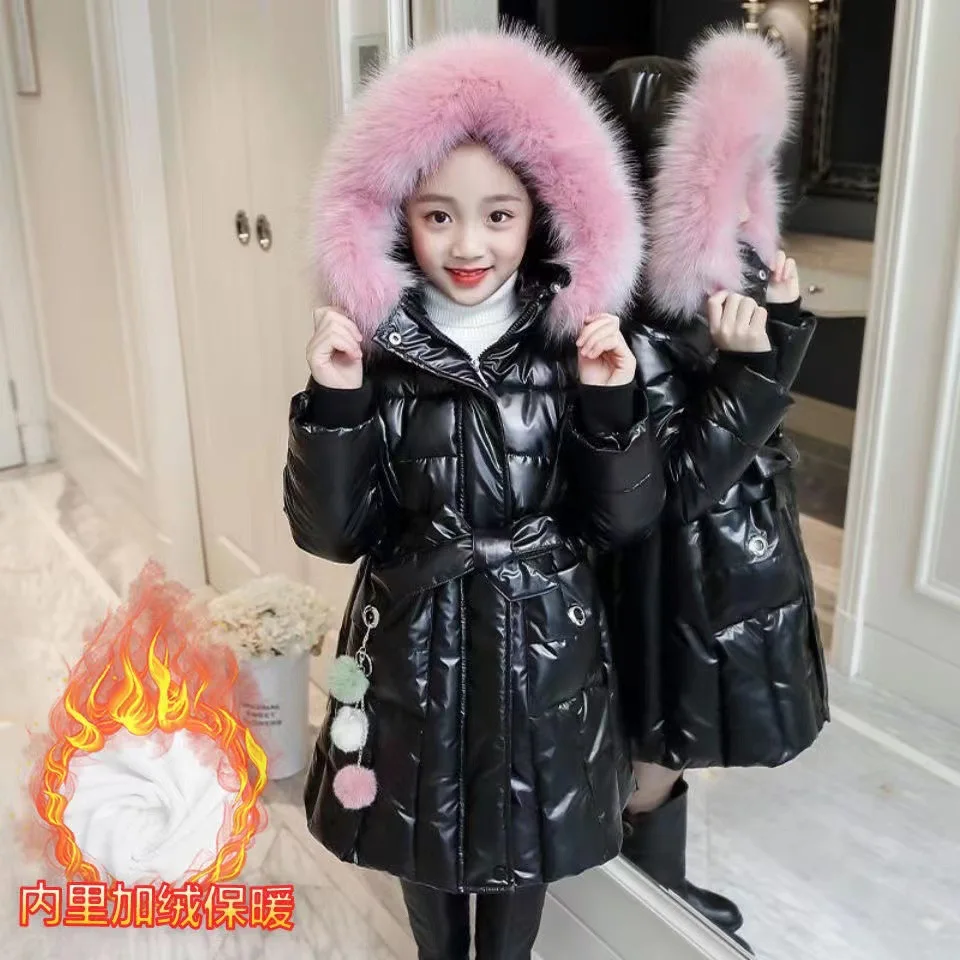 Chaqueta acolchada con capucha para niños – Abrigo de invierno