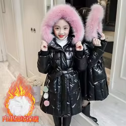 Chaqueta acolchada con capucha para niños – Abrigo de invierno