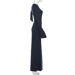 Vestido premamá para sesión de fotos – Hombro descubierto y lazo