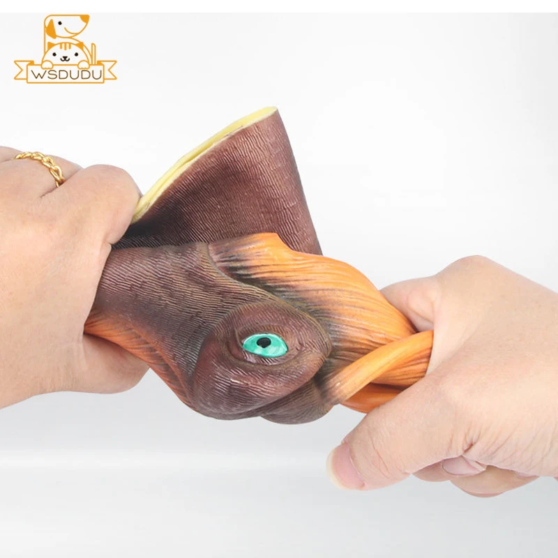 Marioneta de mano de elefante realista, cabeza grande, Animal, guante suave, juguete, juego de rol, interactivo, educativo, divertido, broma, regalo para niños y adultos - imagen 2