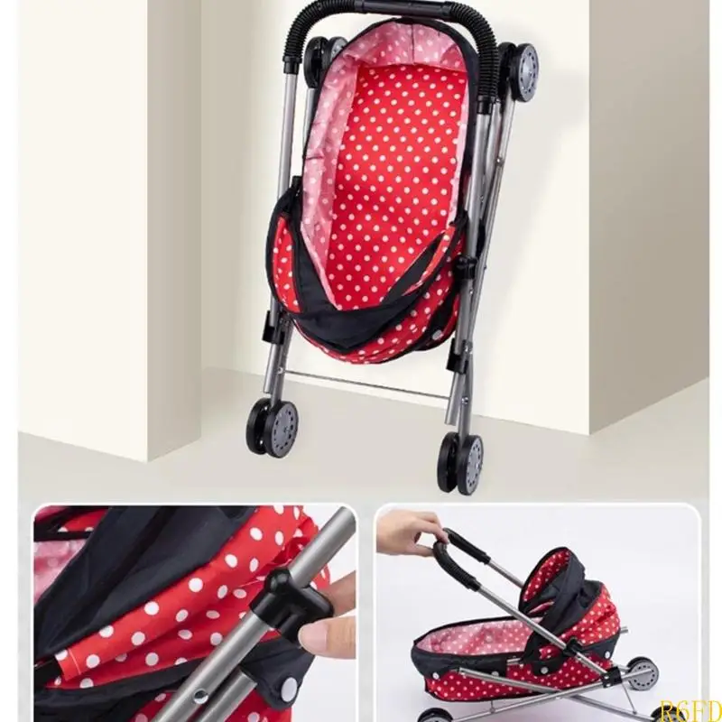 Carrito de muñecas de hierro con estructura resistente y robusta - imagen 4
