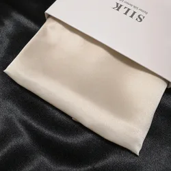 Funda almohada seda de morera doble cara con cremallera oculta