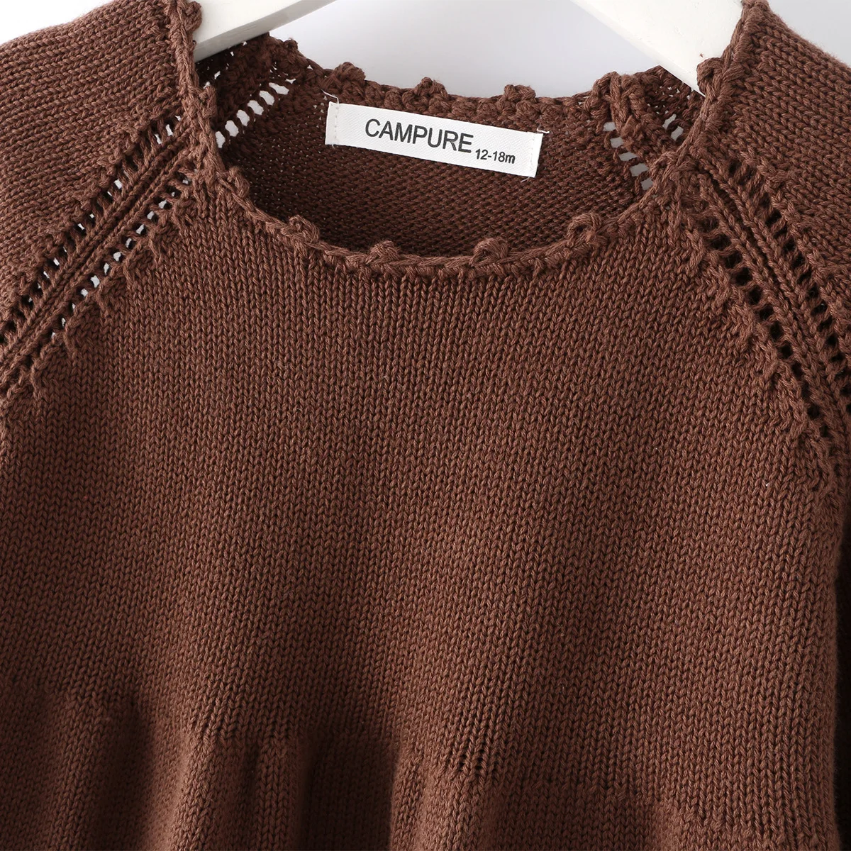 Vestido suéter de punto de algodón para niña pequeña, ropa informal de manga larga para primavera y otoño - imagen 3