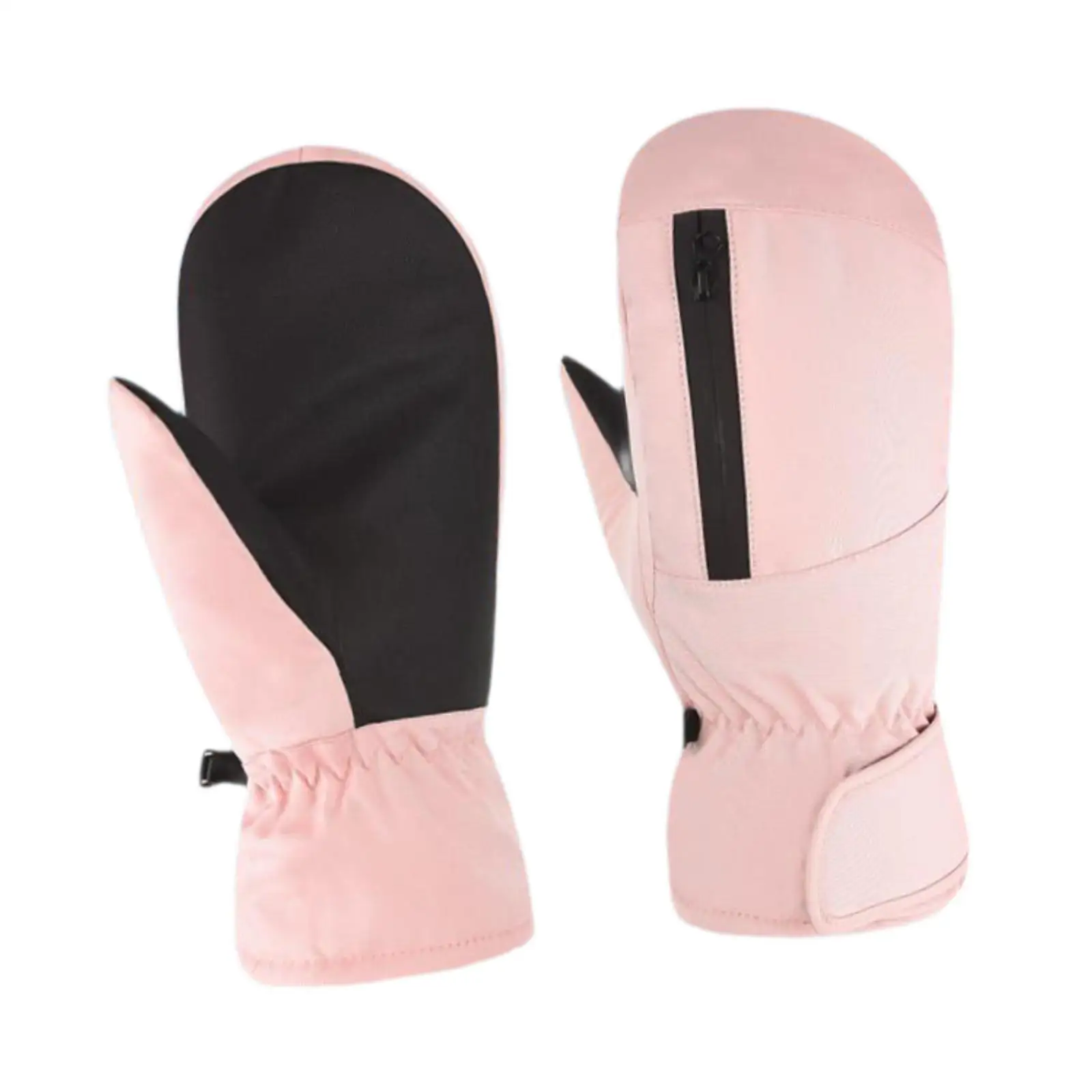 Winter Ski Mittens Windproof Snow Mitts for Snowmobiling Skating Skiing