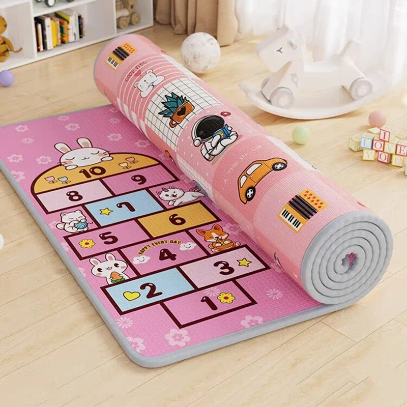 Alfombra de juegos para bebé no tóxica, antideslizante y plegable - imagen 5