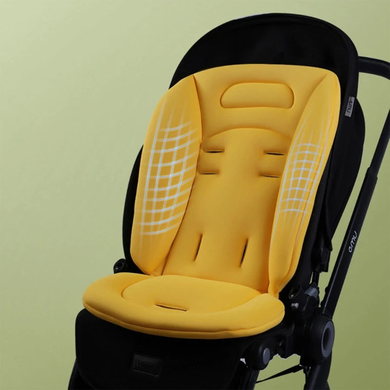 Cojín Universal cómodo para cochecito de bebé, estera gruesa para varios cochecitos, asientos de coche, comodidad duradera y soporte para columna vertebral - imagen 2