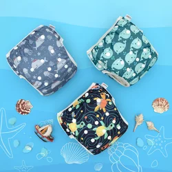 ALVABABY Pañal de natación reutilizable malla bebé - Piscina playa