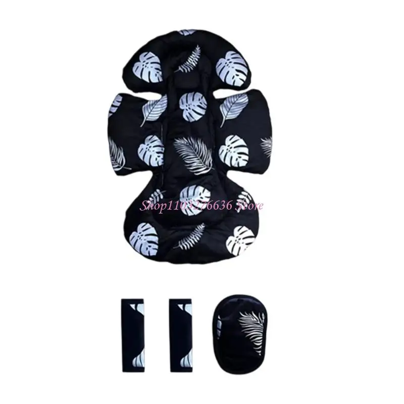 Cubierta cinturón seguridad R6FD con cojín asiento almohadilla entrepierna Diseño ergonómico tela para - imagen 4