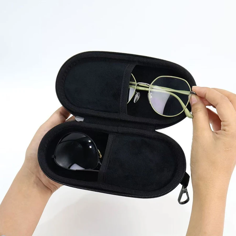 Bolsa de almacenamiento de gafas de sol Simple, caja de almacenamiento de gafas de sol portátil de moda impermeable resistente a la presión EVA - imagen 2
