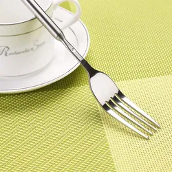 Tenedor extensible de acero inoxidable para barbacoa