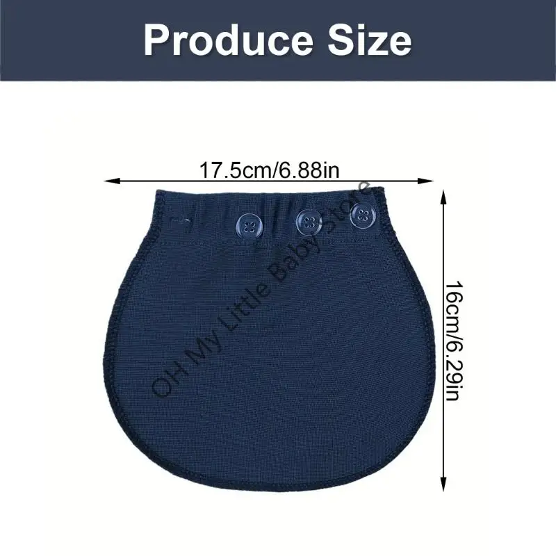 Cinturón de maternidad para embarazo para mujer, pantalones elásticos ajustables, botón extendido de alargamiento para accesorios de maternidad - imagen 3
