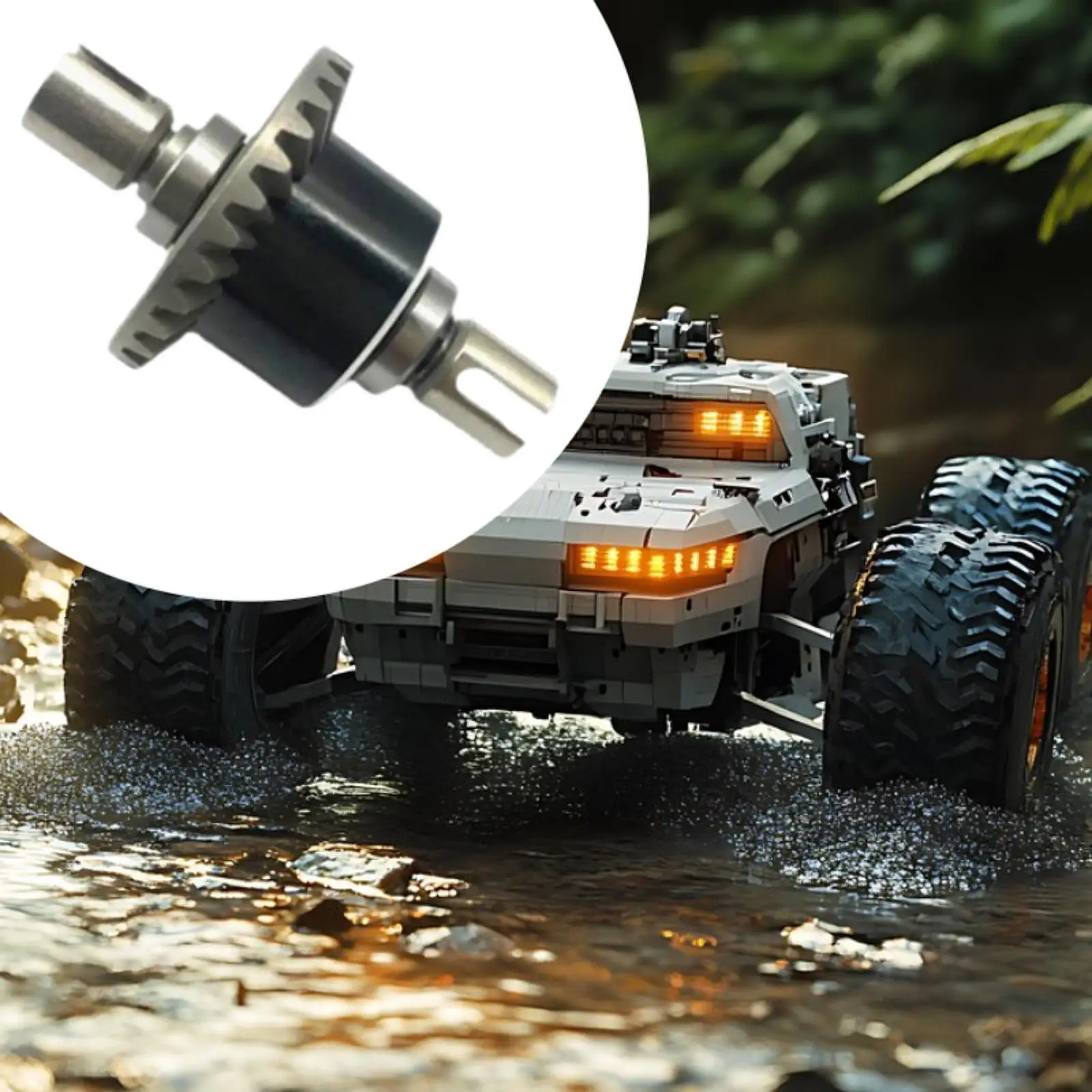RC Car Differential Easy to Install Replacement for 16207 16208 Trunk Model