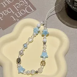 Móvil de perlas con estrellas para habitación infantil