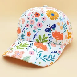 Gorra béisbol veraniega con animales animados para niños y niñas