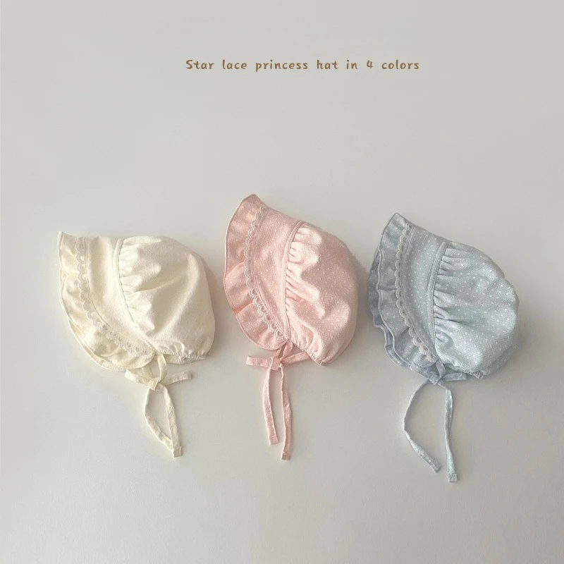 Gorro de sol para bebé niña – Estilo princesa primavera - imagen 4