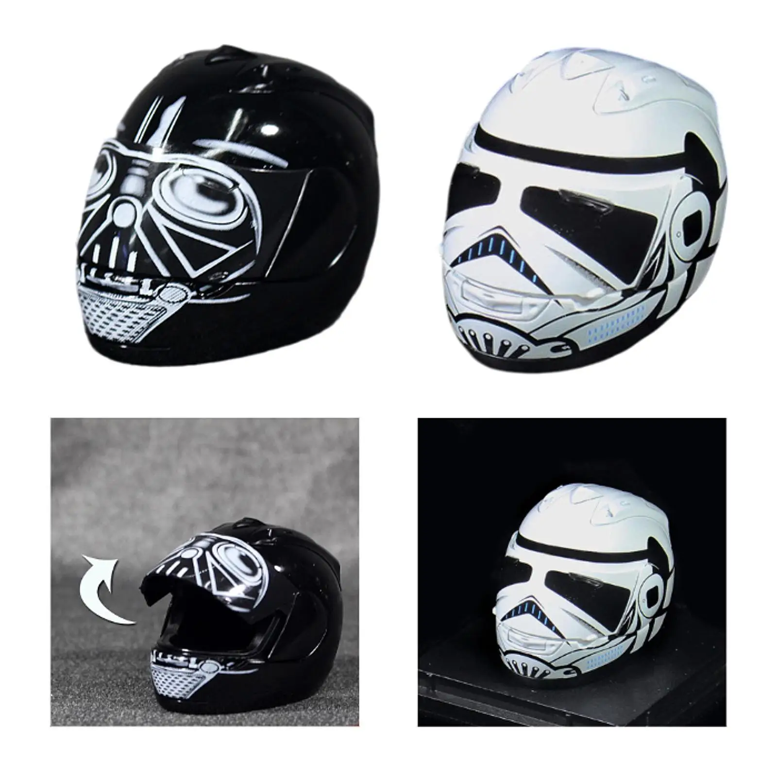 1/6 Male Figure Helmet Miniature Doll Costume for 12'' Male Action Figures