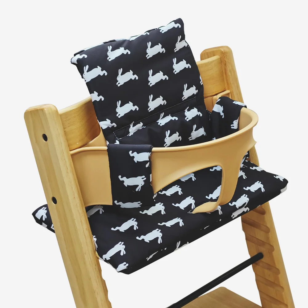 Cojín para silla de comedor de bebé, cojín integrado antideslizante portátil para salir, accesorios para silla de crecimiento de alimentación de bebé, Otoño e Invierno