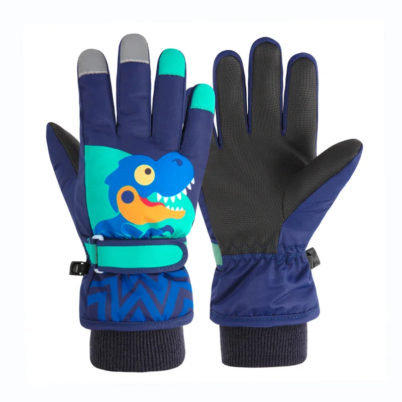 Manoplas de invierno impermeables para bebé – Interior lana coral - imagen 5