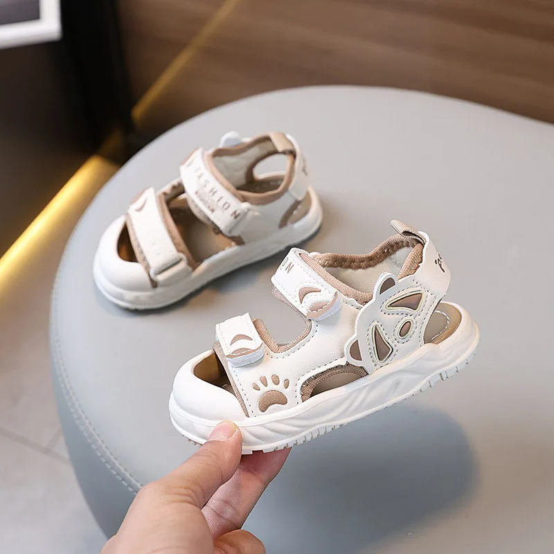 MILANCEL, nuevas sandalias de verano para niños de 12-16,3 cm, suela antideslizante transpirable, calzado cómodo para niños pequeños - imagen 3