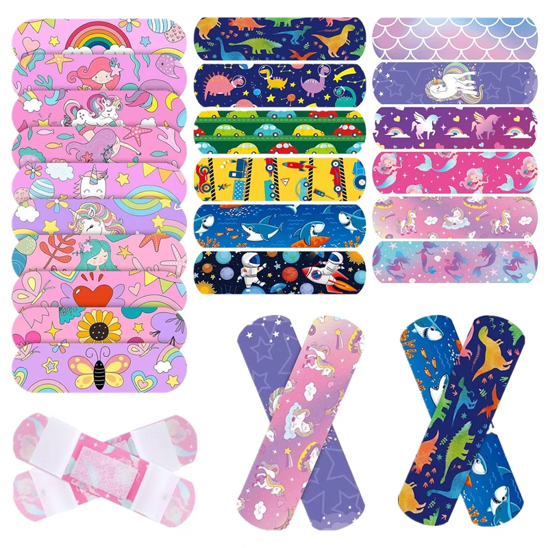 40 Uds 50 Uds 60 uds por juego tirita de dibujos animados yeso adhesivo para vendaje de heridas parche niños vendajes adhesivos Woundplast