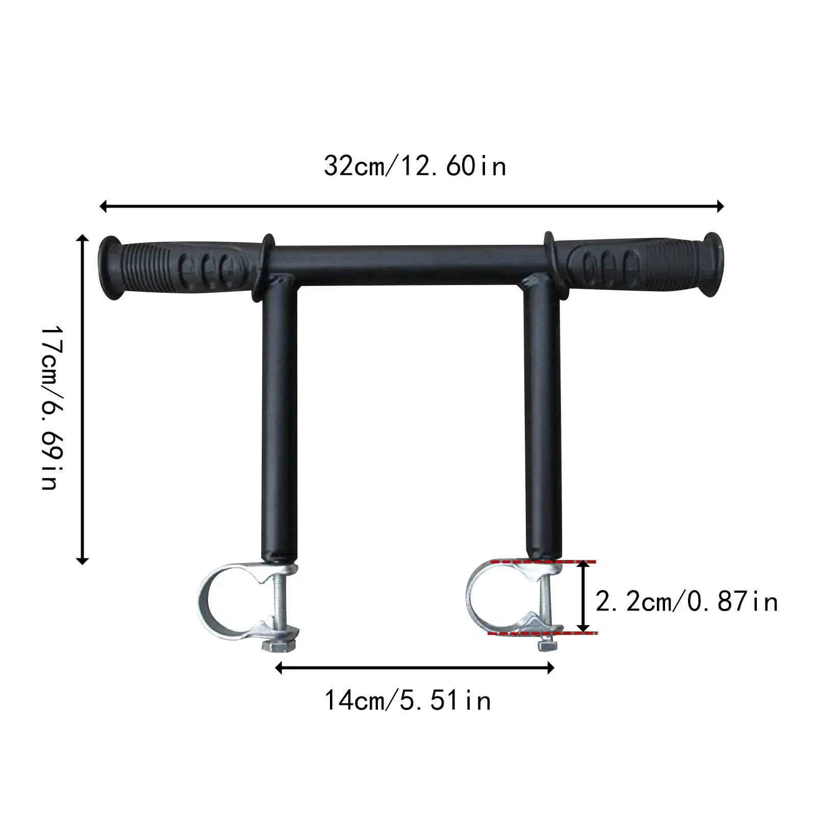 Stroller Handle Extender Universal Comfortable Ergonomic Handlebar Extension