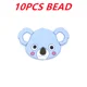 10Pcs Pastel Blue