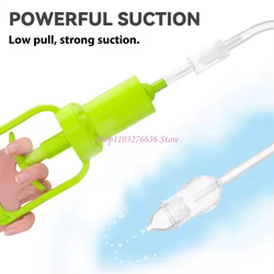 Aspirador nasal manual silencioso con boquilla de silicona suave