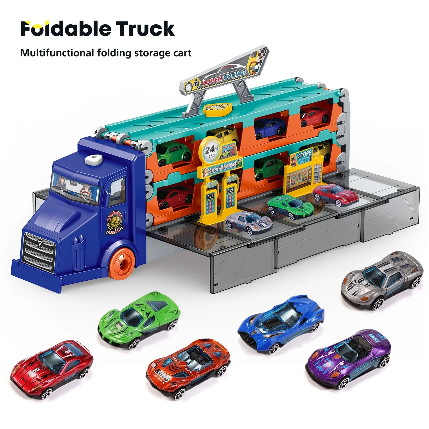 Truck blue