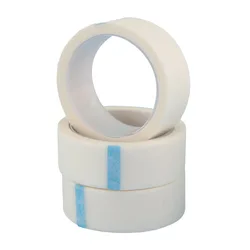 3 rollos/juego de cinta transparente, cinta quirúrgica, cinta de primeros auxilios, cinta transpirable, cuidado de lesiones en heridas, tirita de 1,25 cm