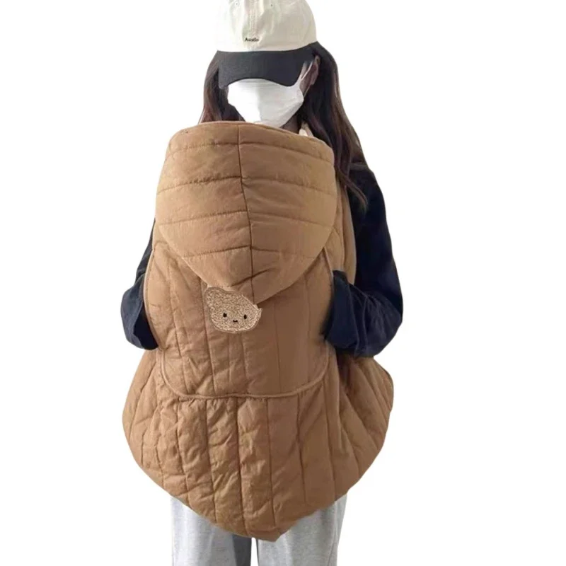 BabyfondKids-Manta gruesa a prueba de viento para otoño e invierno, funda para cochecito, manta, taburete de cintura para bebé, capa para Halloween - imagen 2