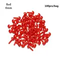Round Red 6mm