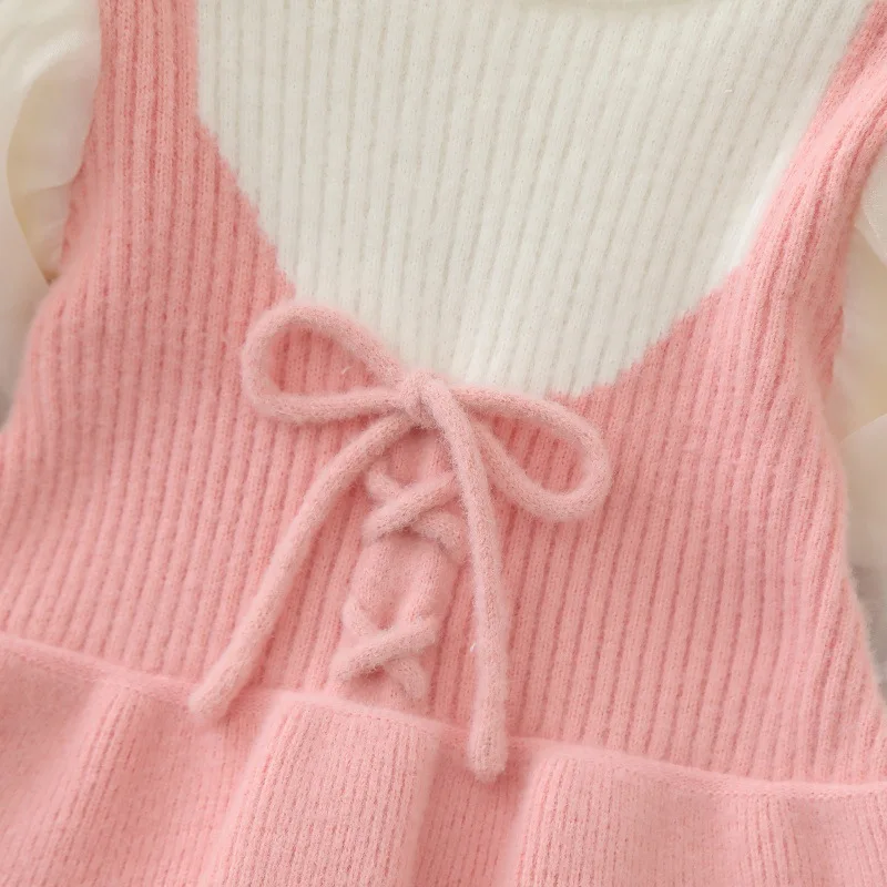 Vestido princesa niña MILANCEL – Manga puff con arco de dulzor - imagen 4