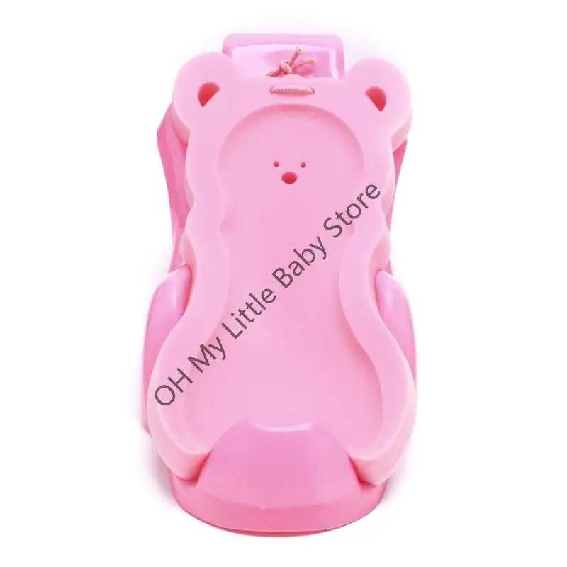 M76C cojín para baño para recién nacido, esponja para baño infantil, alfombra baño antideslizante para niños pequeños y - imagen 3