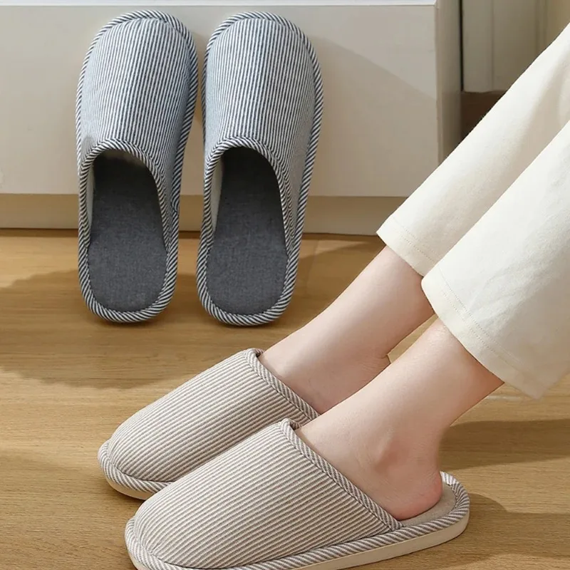 Zapatillas de casa para niños: algodón felpa cálido y antideslizantes