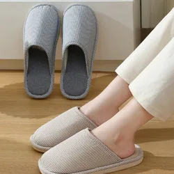 Zapatillas de casa para niños: algodón felpa cálido y antideslizantes