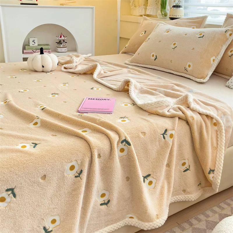Manta de franela floral bebé – Suave y ligera siesta veraniega - imagen 3