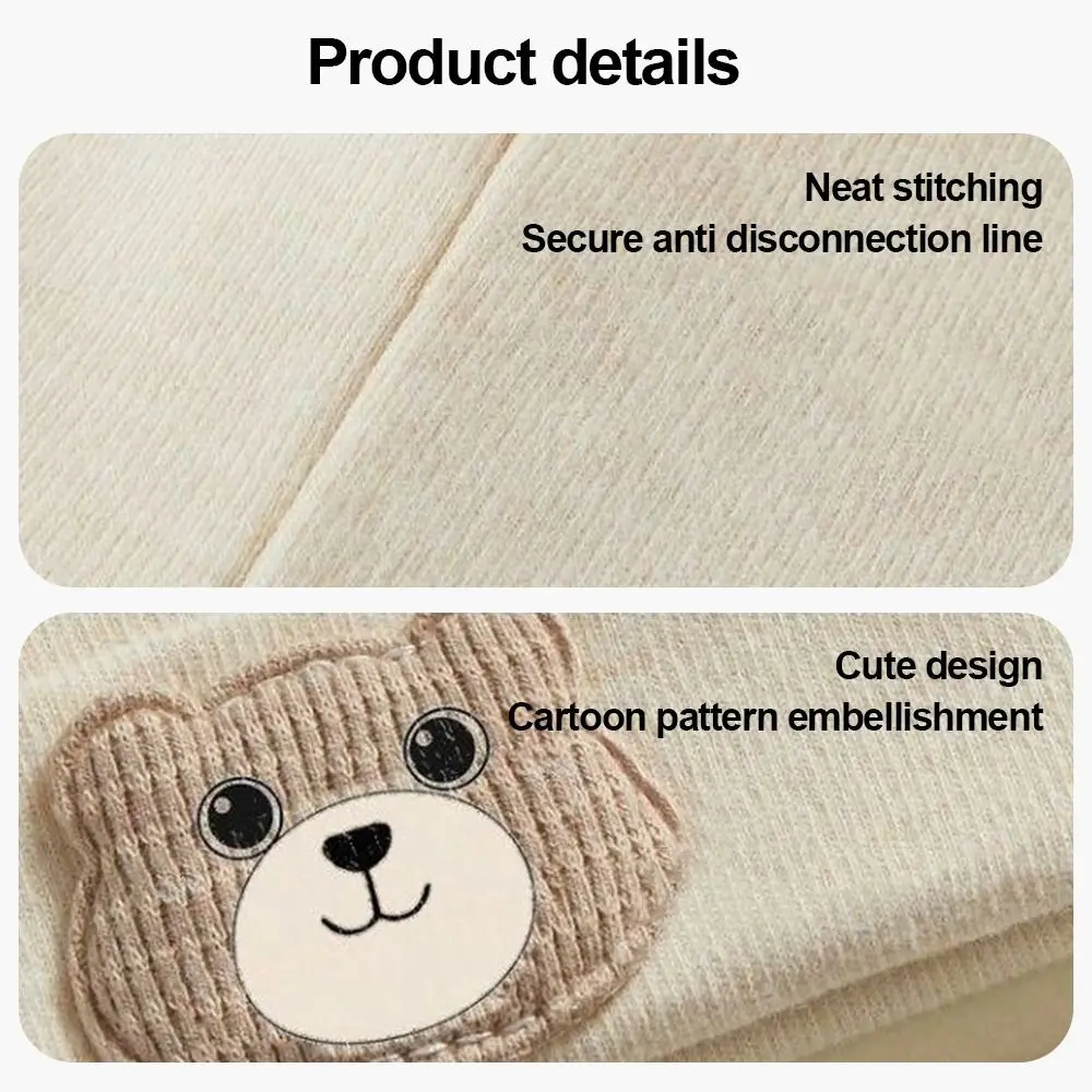 Nuevos gorros cálidos y gruesos para invierno, jersey cálido para recién nacido, gorro de oso de dibujos animados, gorros para Otoño e Invierno - imagen 2