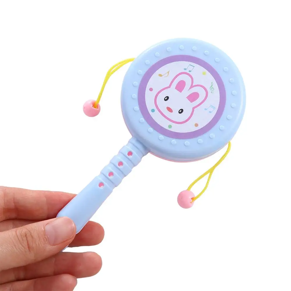 Sonajero tambor de percusión educativo temprano con dibujos animados - imagen 3