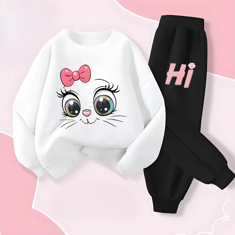 Conjunto deportivo para niña – Jersey, sudadera y panta de algodón confort - imagen 5