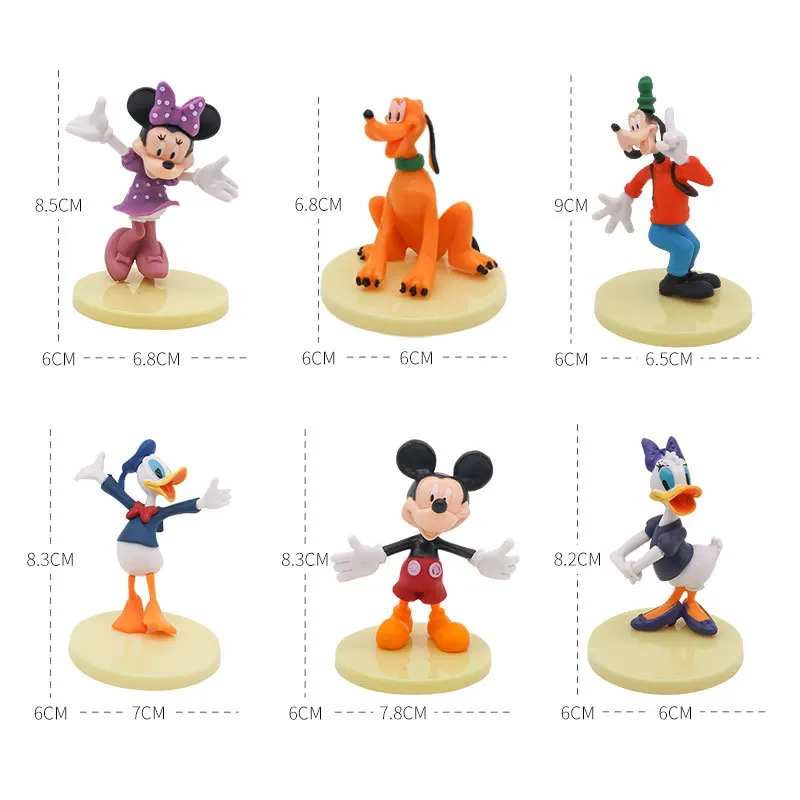 6pcs Mickey Minnie