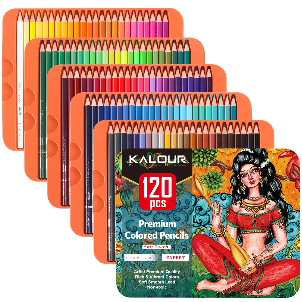 KALOUR lápices de colores para dibujo y boceto infantil - imagen 2